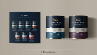 复古色彩的诗篇 多乐士dulux heritage涂料概念包装设计解析